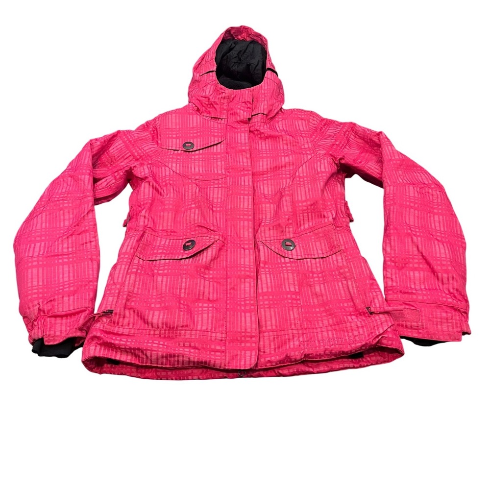 686 Reserved Luster Jacket Size S Pink Waterproof Insulated Snowboard Ski L1W307
